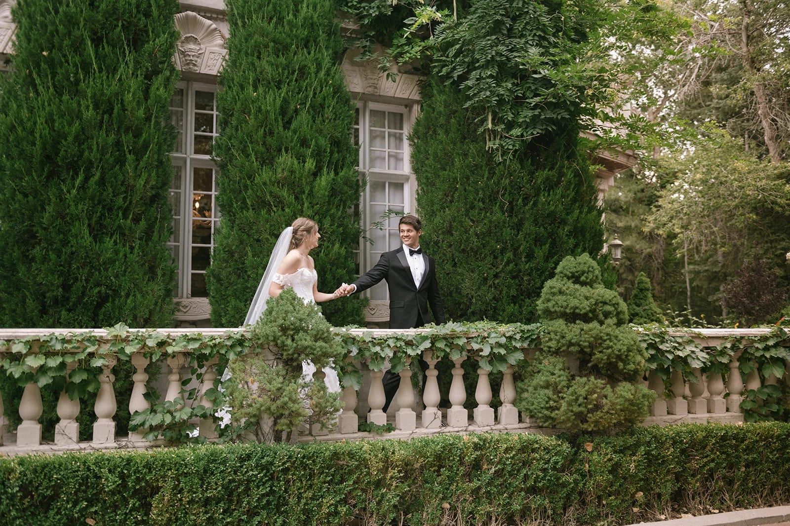 Wedding celebration at La Caille in Sandy, Utah