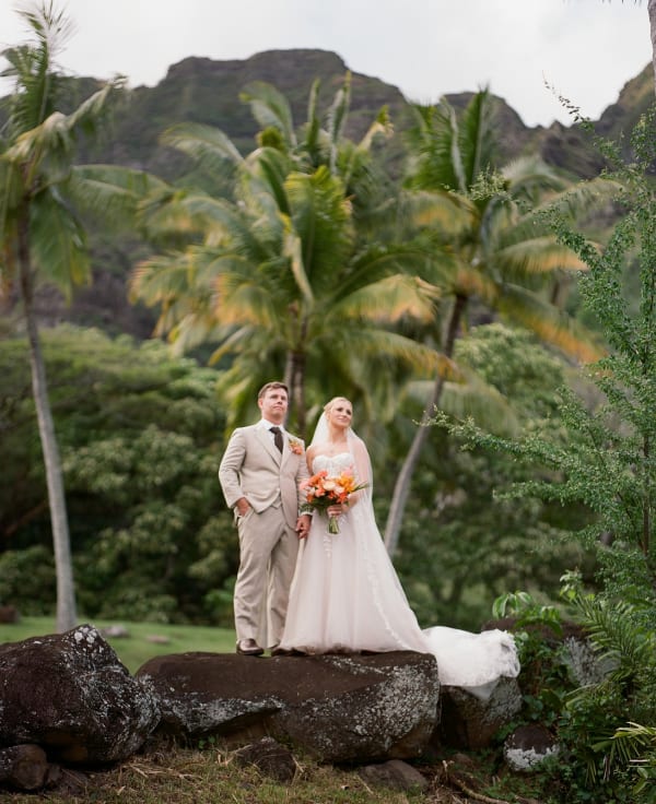 Capturing Love: A Beautiful Intimate Wedding at Kualoa Ranch Oahu with Digital and Film Photography, photo 07