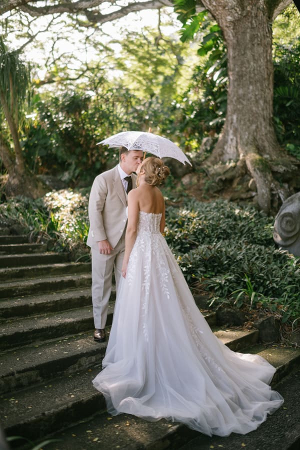 Capturing Love: A Beautiful Intimate Wedding at Kualoa Ranch Oahu with Digital and Film Photography, photo 27