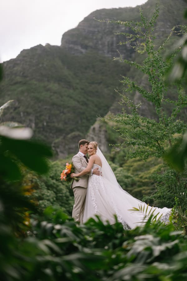Capturing Love: A Beautiful Intimate Wedding at Kualoa Ranch Oahu with Digital and Film Photography, photo 43