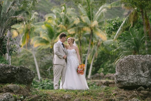 Capturing Love: A Beautiful Intimate Wedding at Kualoa Ranch Oahu with Digital and Film Photography, photo 46