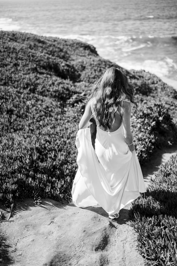 Wedding portrait at La Jolla Cove, photo 05