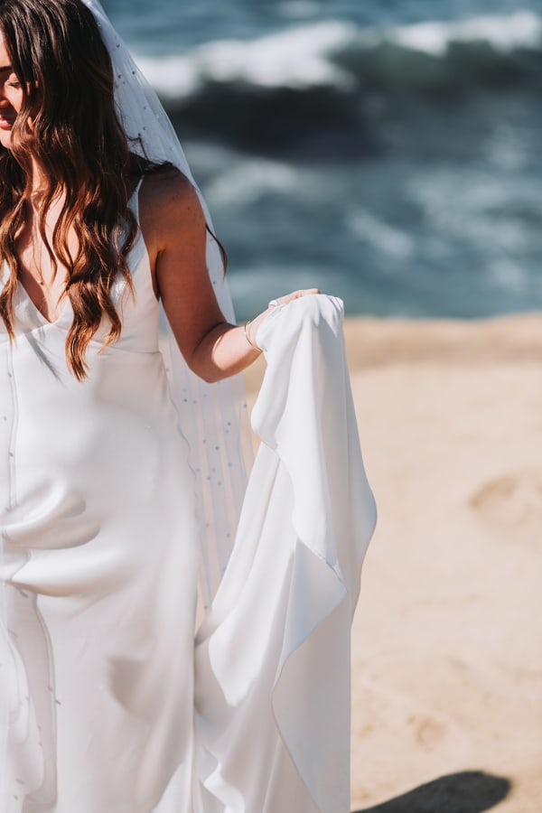 Wedding portrait at La Jolla Cove, photo 06