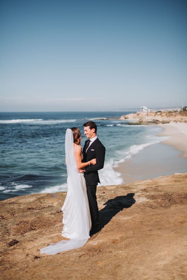 Wedding portrait at La Jolla Cove, photo 10