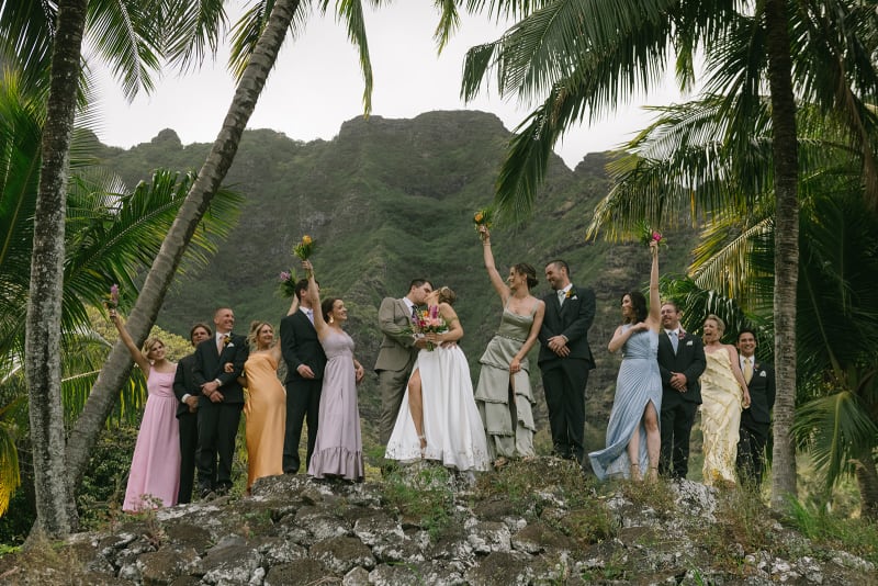 Wedding at Paliku Gardens at Kualoa Ranch, photo 05