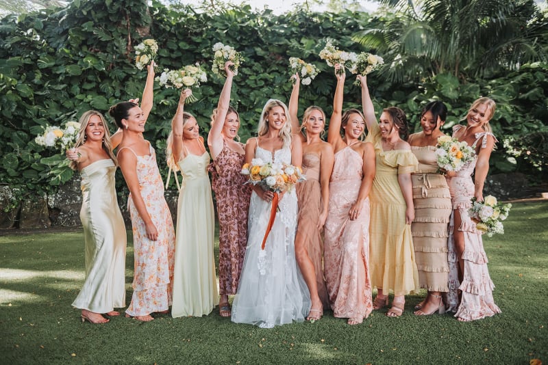 Hawaii wedding photography by Palms & Lace Photo
