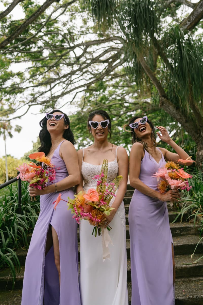 Hawaii wedding photography by Palms & Lace Photo