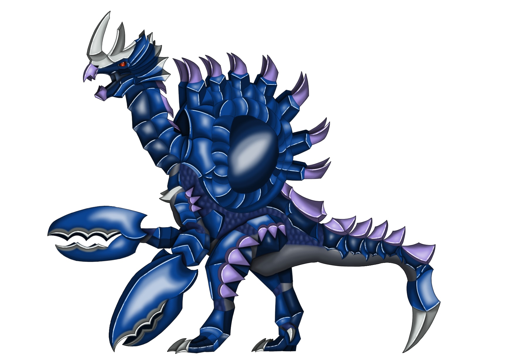 水属性テリジノサウルス型モンスター《Pando》