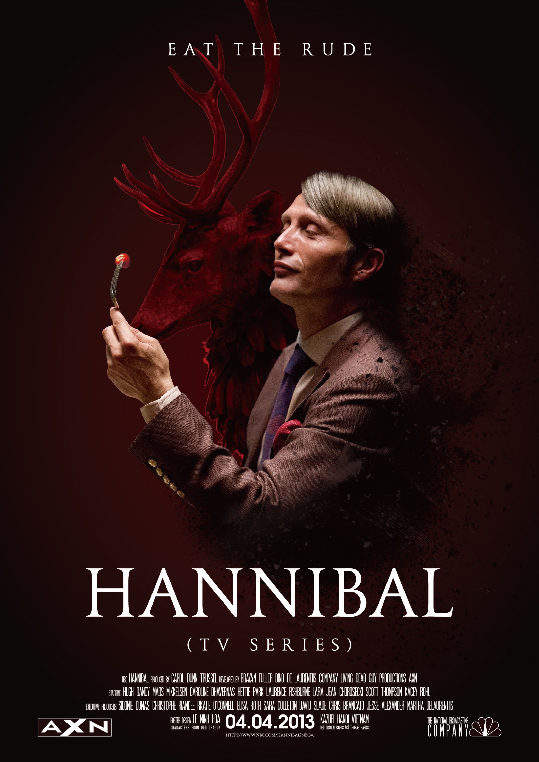 ハンニバル映画ポスター （Hannibal Movie Poster)｜専門学校九州