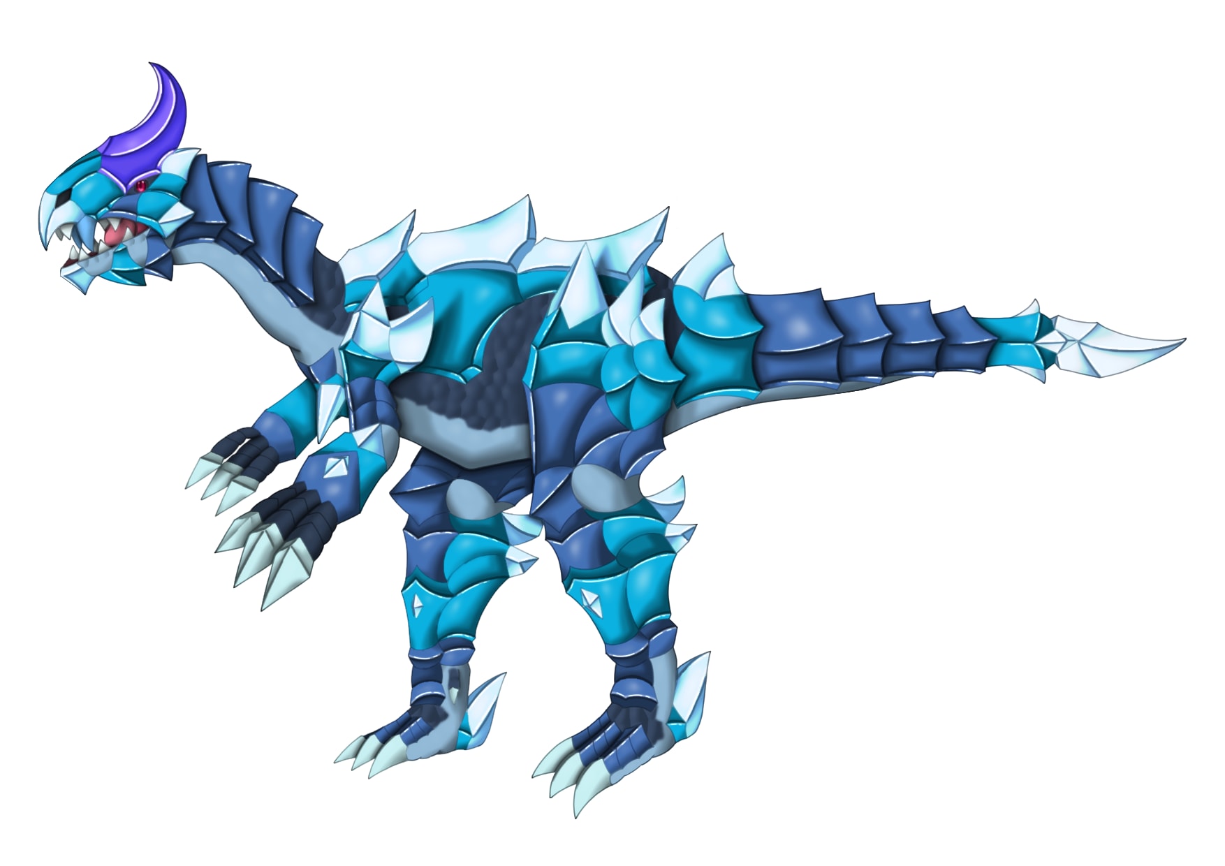 氷属性クリオロフォサウルス型モンスター《Pando》