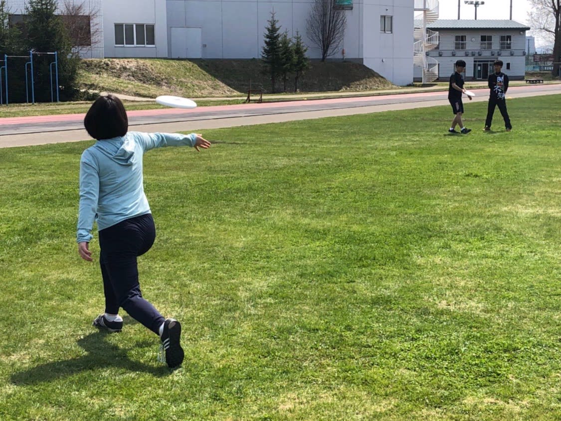 フリスビーの投げ方講座 バックハンド編 北翔大学アルティメットサークル Pando