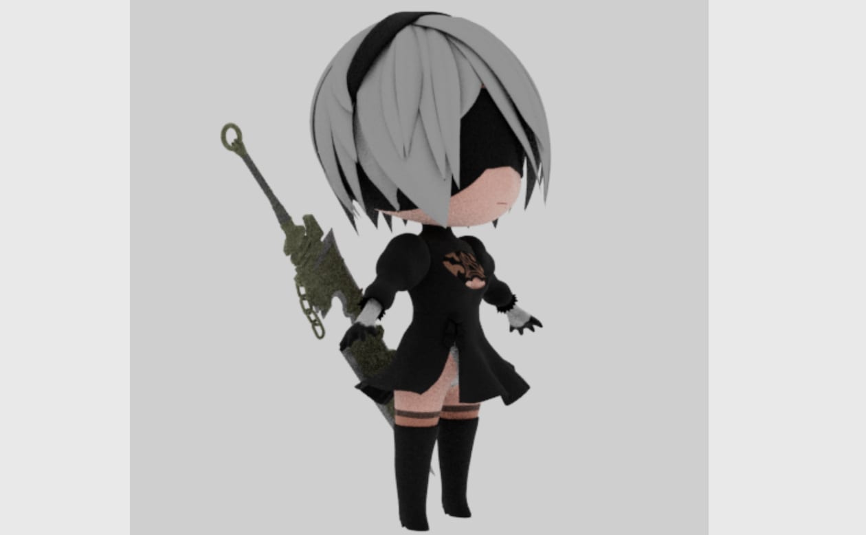 ねんどろいど NieR:Automata 2B《Pando》 ねんどろいど NieR:Automata 2B《Pando》