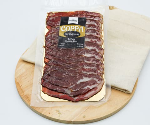 Aperçu COPPA "l'Ariègeoise" au sel fumé et Grenache vieux 80g Magrada
