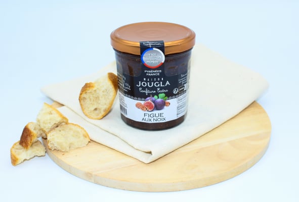 Aperçu Confiture figue aux noix Extra 370g Maison Jougla