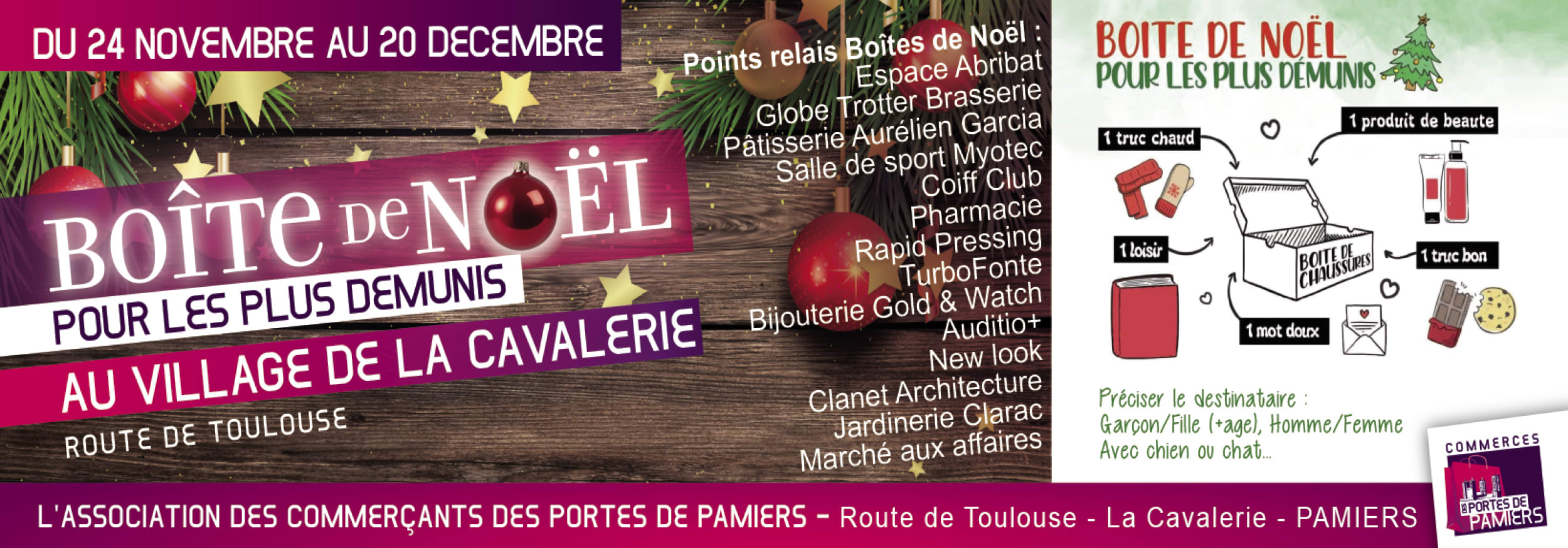 ESPACE ABRIBAT - Boîte de Noël pour les plus démunis
