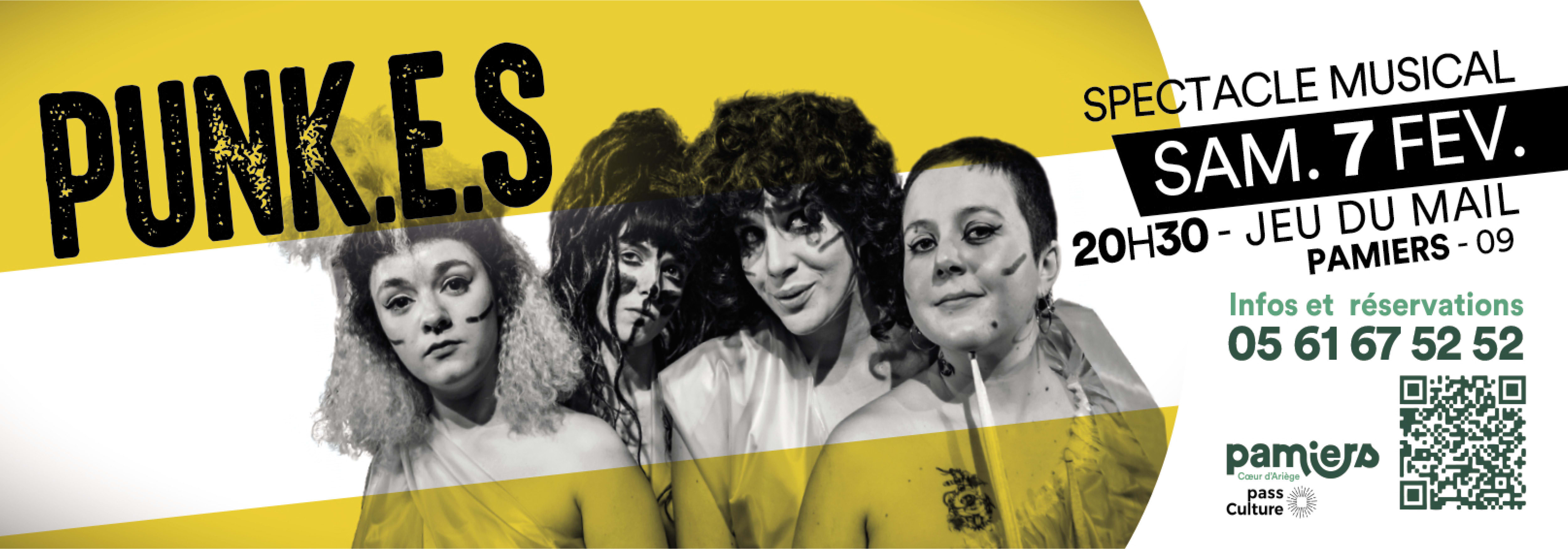 MAIRIE DE PAMIERS - Spectacle musical PUNK.E.S - Février 2026