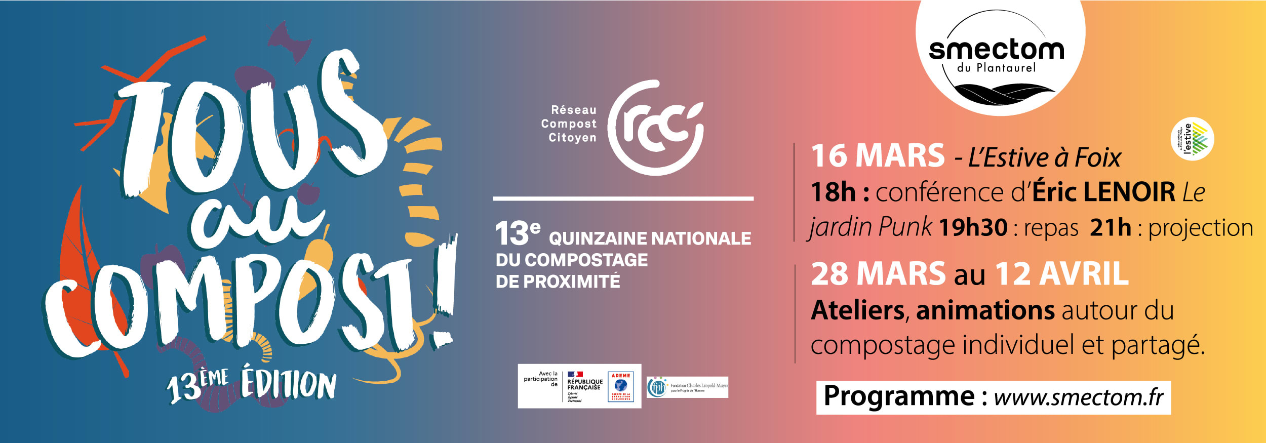 SMECTOM DU PLANTAUREL - Tous au compost - Mars 2026