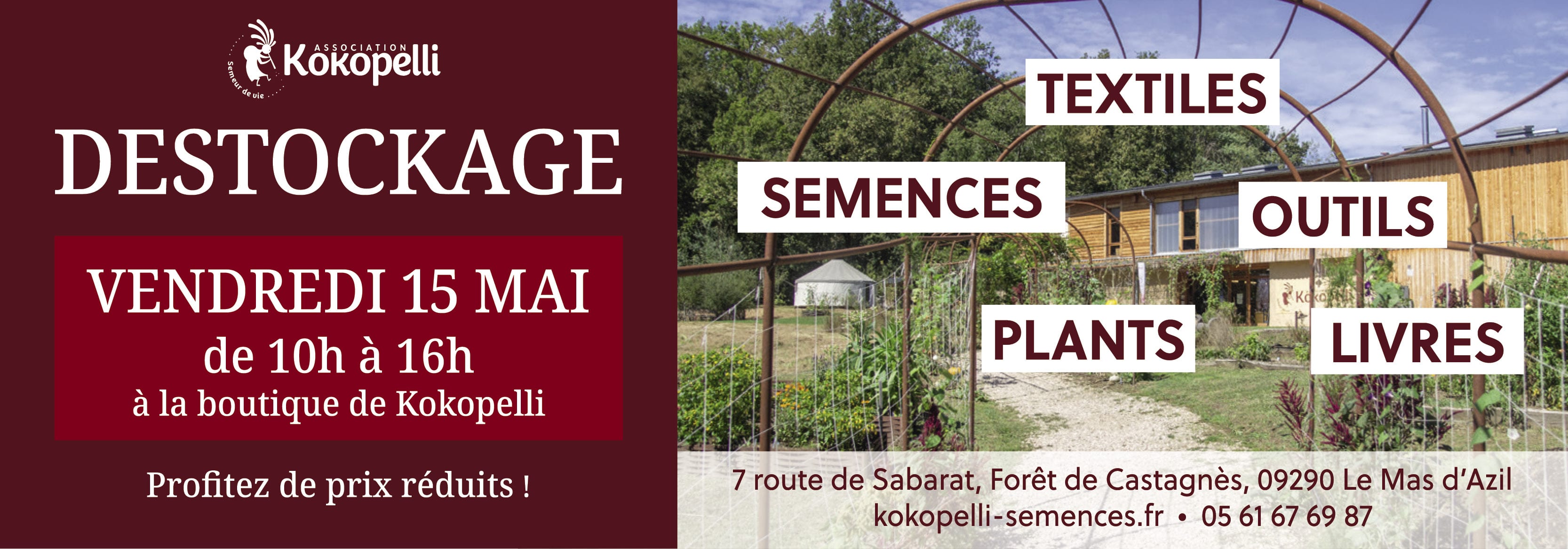 KOKOPELLI - Destockage mai 2026