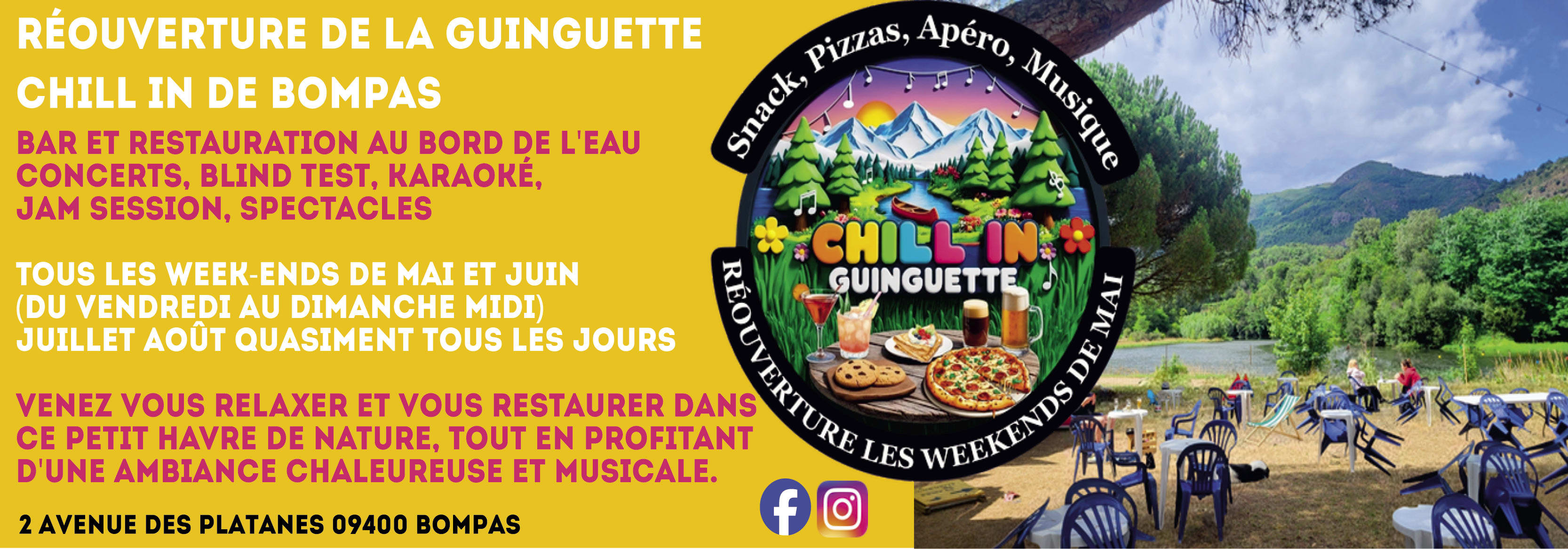 L'Escargot / Chill In Guinguette - Mai 2026