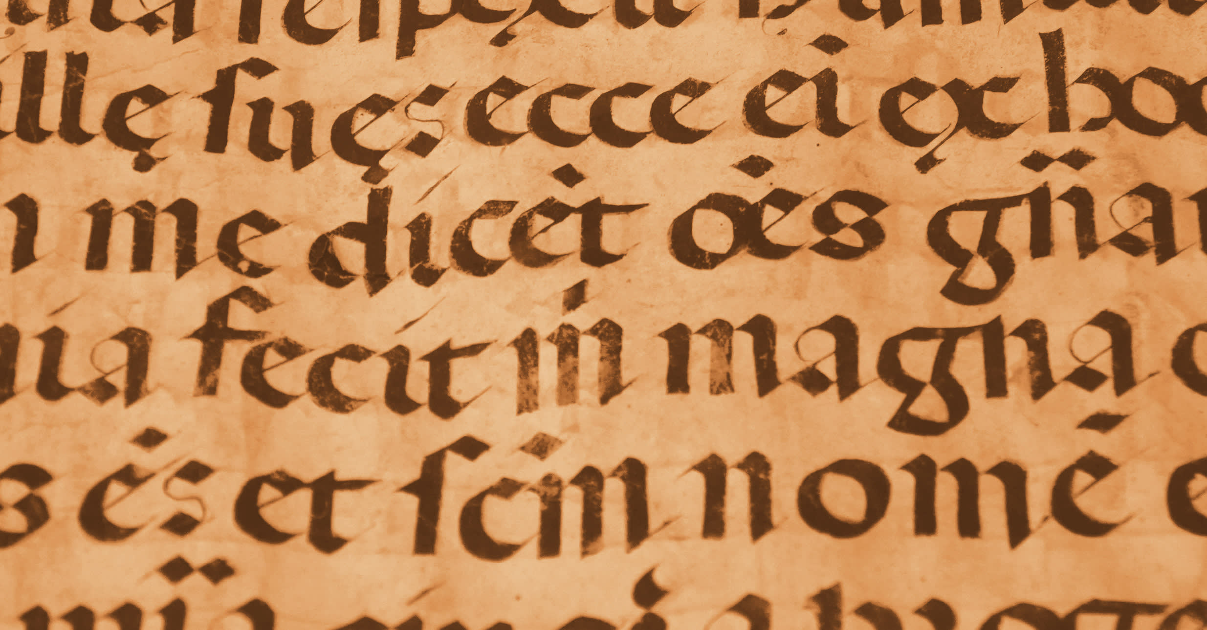 Calligraphie médiévale 