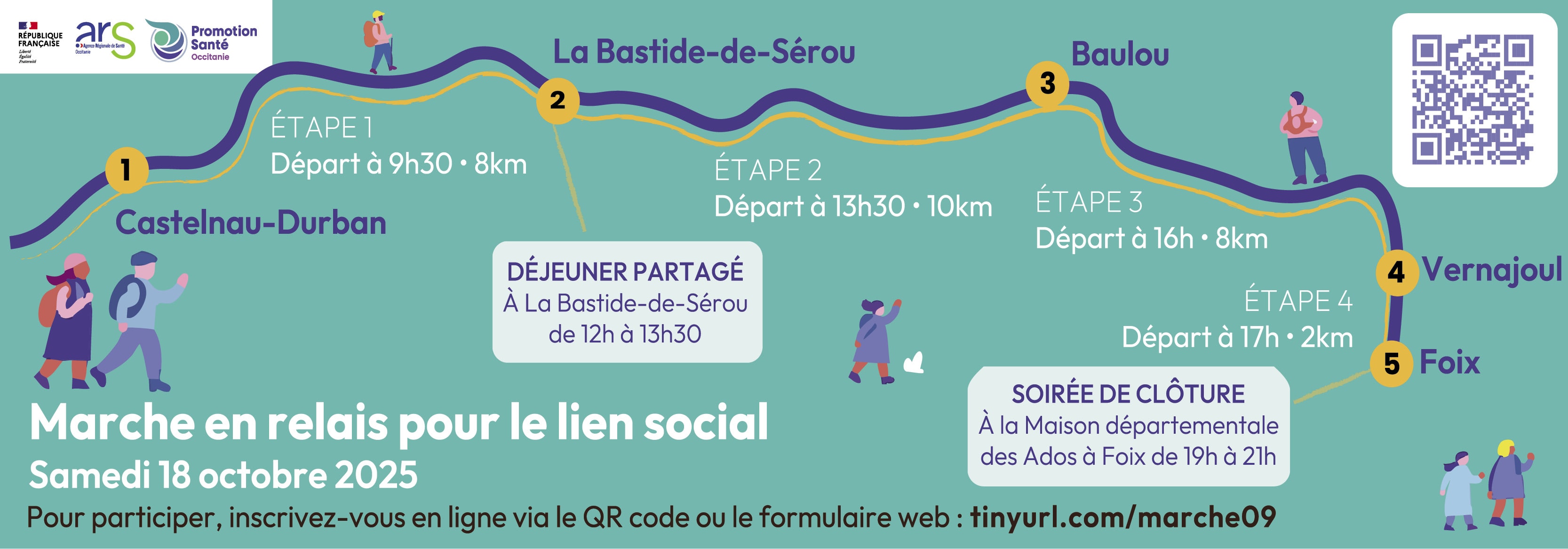 PORMOTION SANTE OCCITANIE - Marche relais - Octobre 2025