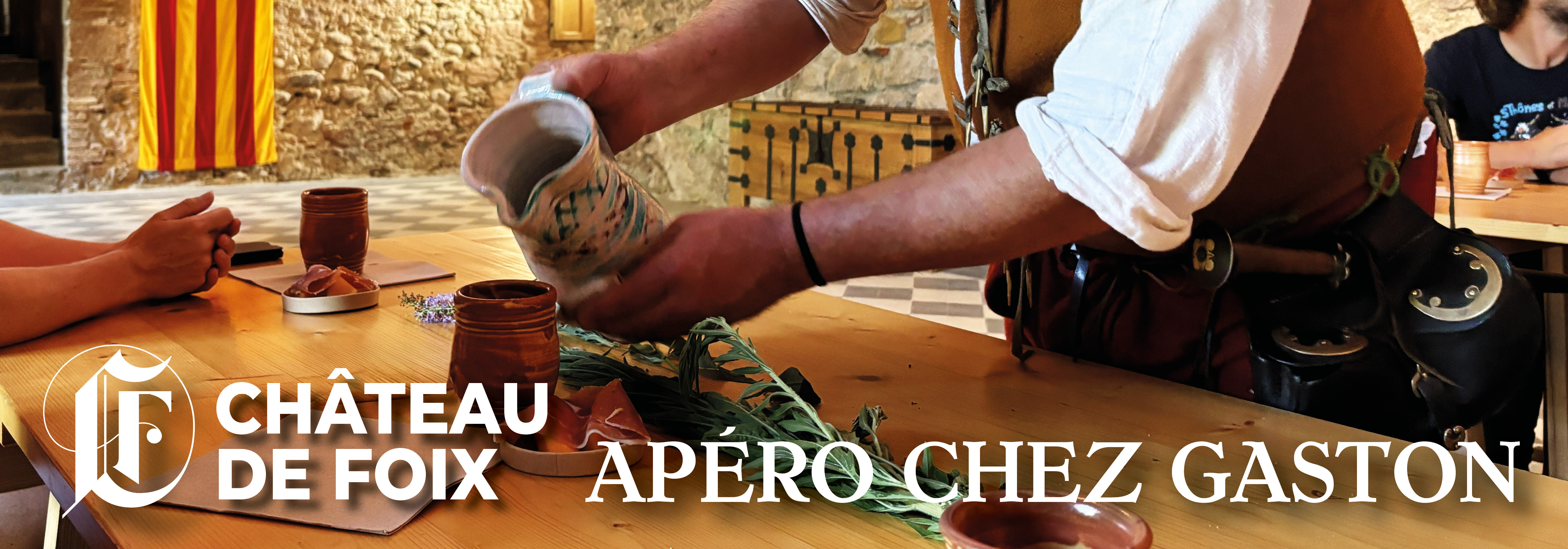 SESTA CHATEAU FOIX apero gaston SESTA CHATEAU FOIX apero gaston