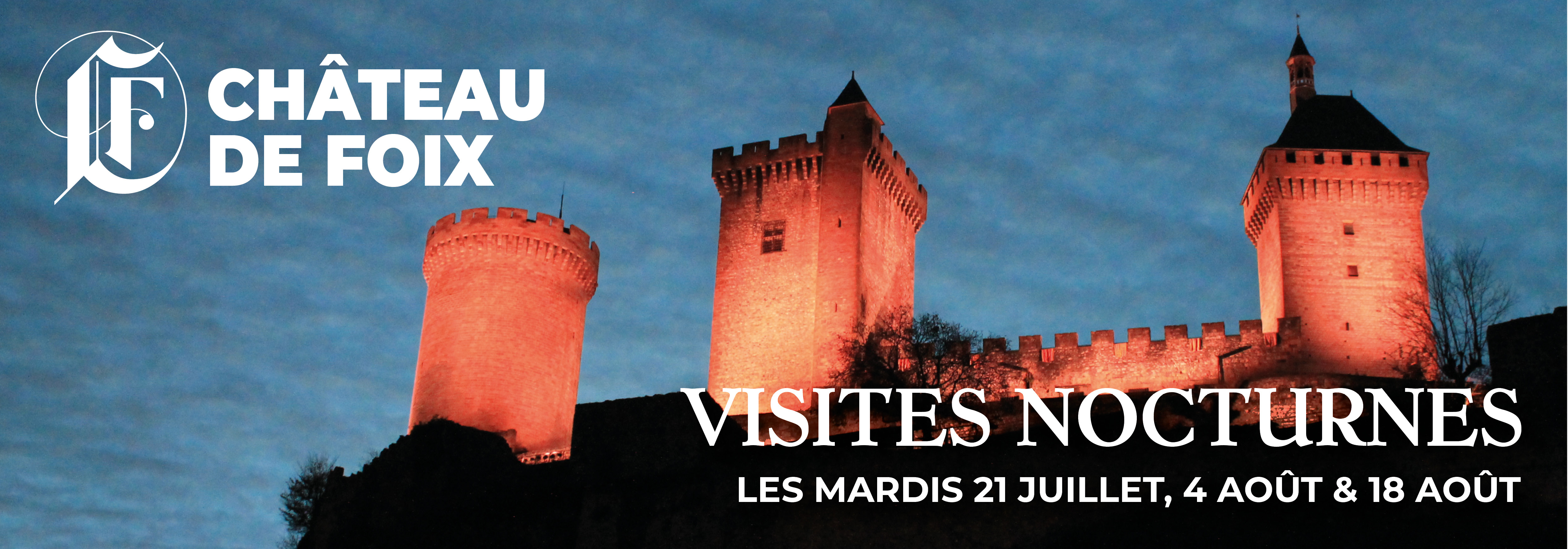 sesta chateau foix nocturne juillet