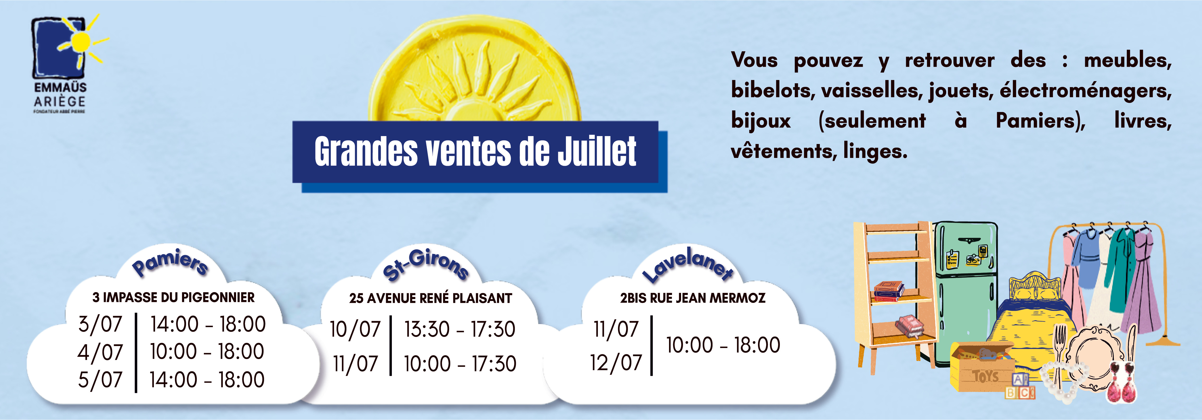 EMMAUS ariege JUILLET EMMAUS ariege JUILLET