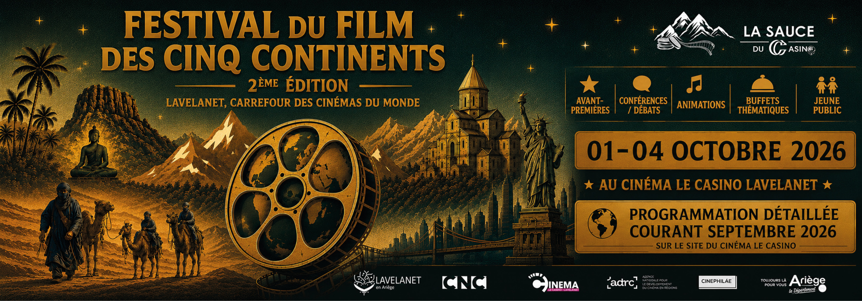 LA SAUCE DU CASINO - Festival du film des 5 continents - Septembre 2026