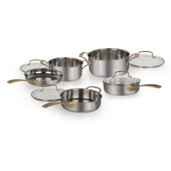 Cuisinart® 9-Piece MetalExpressions Stainless Steel Cookware Set