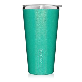 BruMate Cocktail Shaker + 2 MargTini 10oz Tumblers/Lids - Glitter