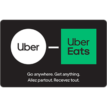 Canada Uber $50 E-Gift Card