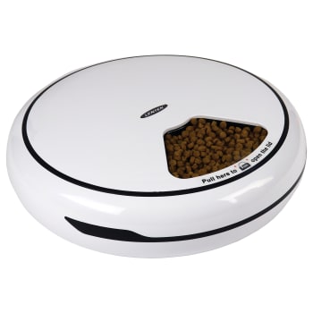 Lentek Programmable Five Meal Pet Dish with Voice Message