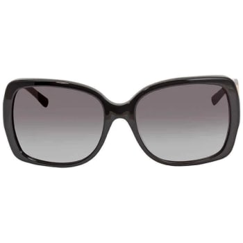 Burberry Blaze & Orchid Square Ladies Sunglasses - Black/Gradient 