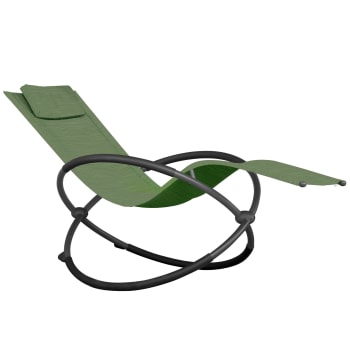 Vivere Orbital Lounger in Olive Grove