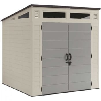 Suncast Modernist 7 ft. x 7 ft. Storage Shed  - Vanilla