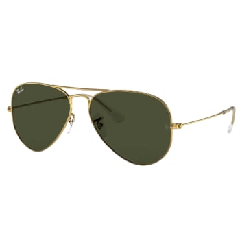 Lunettes de soleil Aviator Classic de Ray_Ban - Or/Vert classique G-15