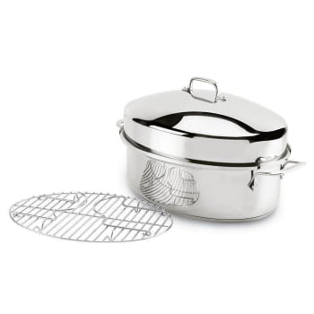 All-Clad Covered Oval Roaster with Rack