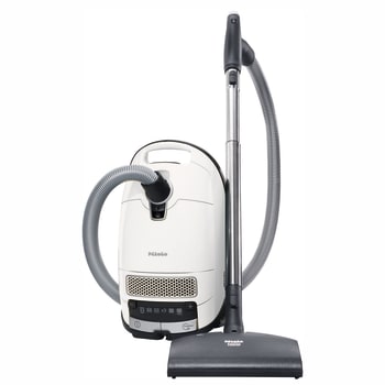 Miele Complete C3 Excellence Canister Vacuum - Lotus White