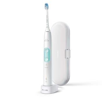 Brosse à dents sonique électrique Sonicare ProtectiveClean 4500 de Philips - blanc/menthe