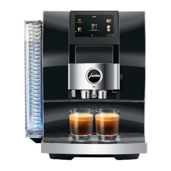 Machine à espresso/cappuccino entièrement automatique avec moulin de reconnaissance des produits pour les cafés spécialisés chauds et froids Z10 Impressa de JURA - Noir diamant