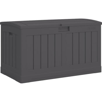 Coffre de terrasse moyen de 50 gallons de Suncast - Poivre en grains