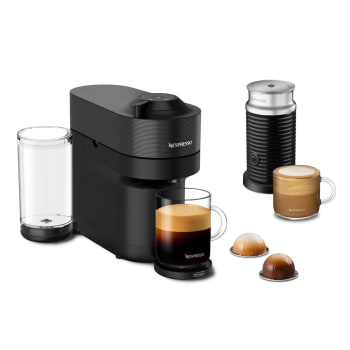 Nespresso Vertuo Pop+ with Aeroccino by De'Longhi, Liquorice Black