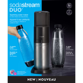 Sodastream DUO Sparkling Water Maker, Black