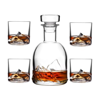 Everest Whiskey Set, clear