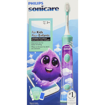 Brosse à dents électrique rechargeable pour enfant Sonicare For Kids de Philips avec Bluetooth intégré