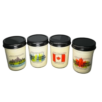 Serendipity Soy Candles CANADA EH - 4 8oz Mason jar Candles