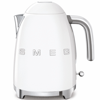 SMEG 50's Retro Style Aesthetic Electric Kettle - White