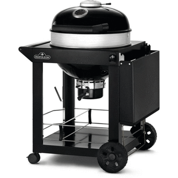 Napoleon PRO22 Charcoal Kettle Grill, Black with Cart