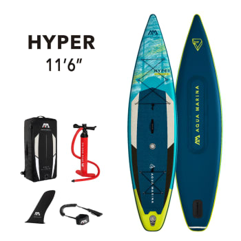 Aqua Marina - HYPER 11' 6" Touring Inflatable Stand Up Paddle Board (iSup)